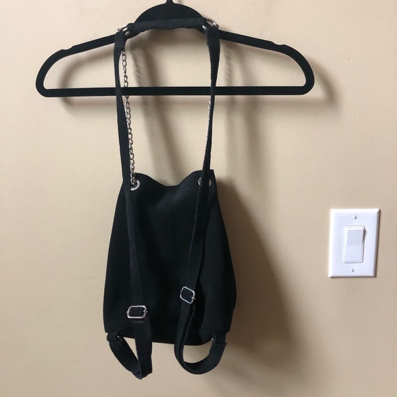 Urban outfitters black suede backpack - Picture 6 of 8
